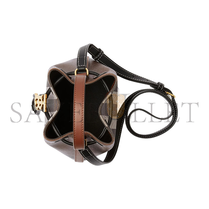 BURBERRY TB MINI BUCKET BAG 80662131 (18.5*16.5*11cm)